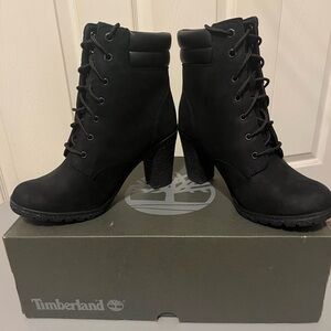 Timberland Women's Black Heeled Boots